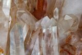 Tangerine Quartz Crystal Cluster - Madagascar #112813-2